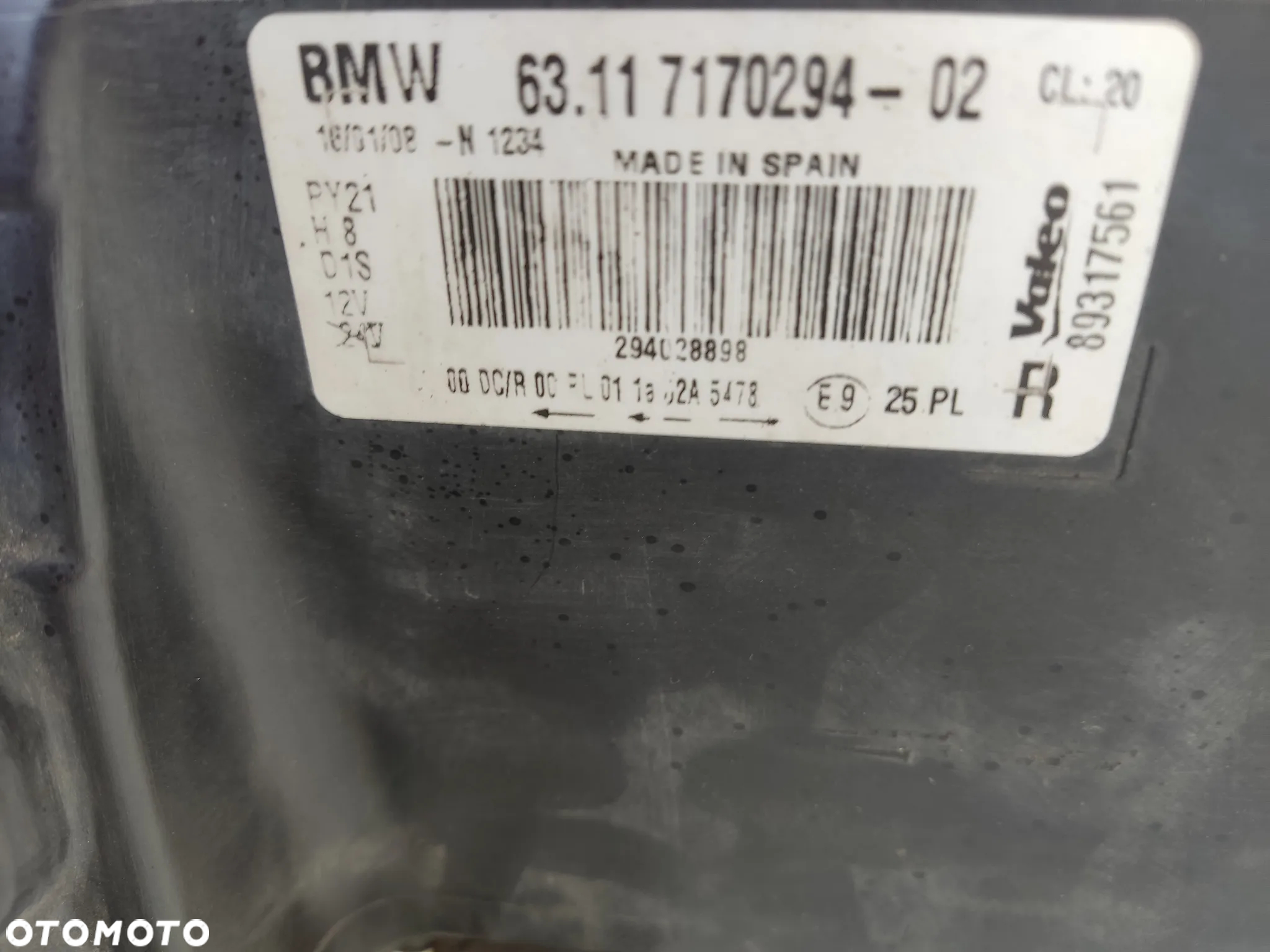 BMW 1 E81 E87 LIFT LCI LAMPA PRZEDNIA PRZÓD LEWA PRAWA XENON UK 7170294 7170293 - 4