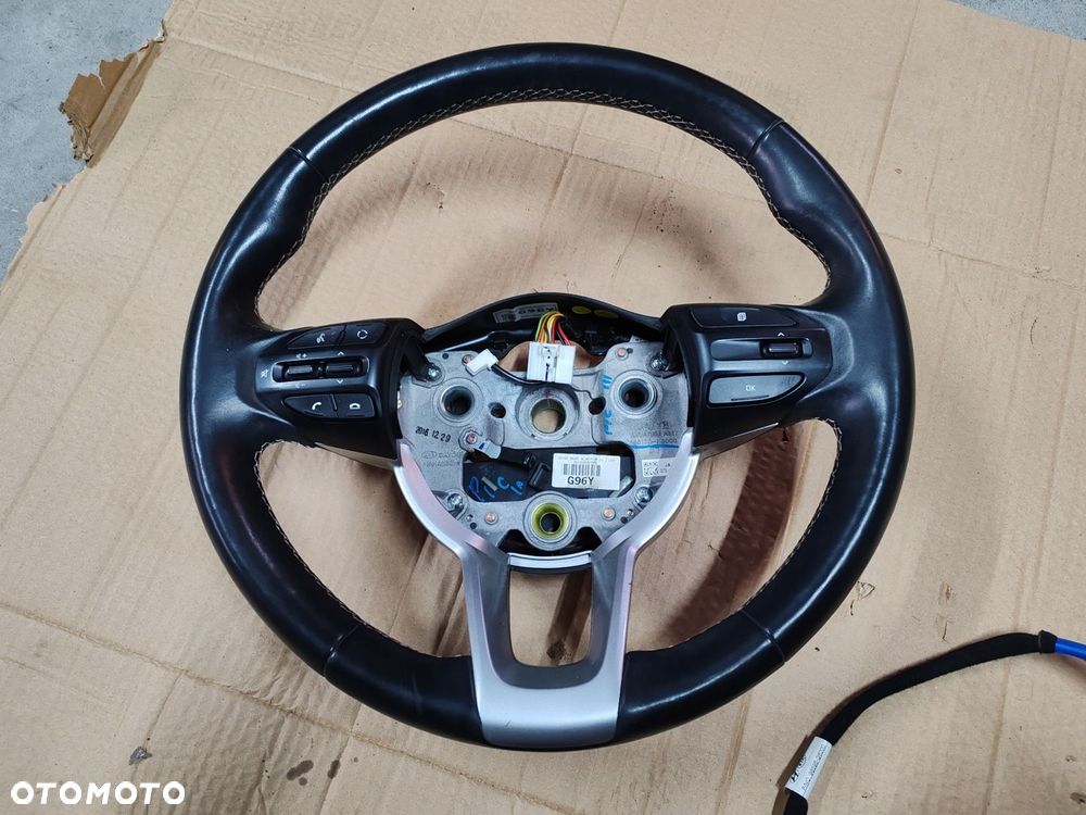 Kierownica skórzana grzana ładny stan 56130-h8000 KIA Picanto III 17- - 1