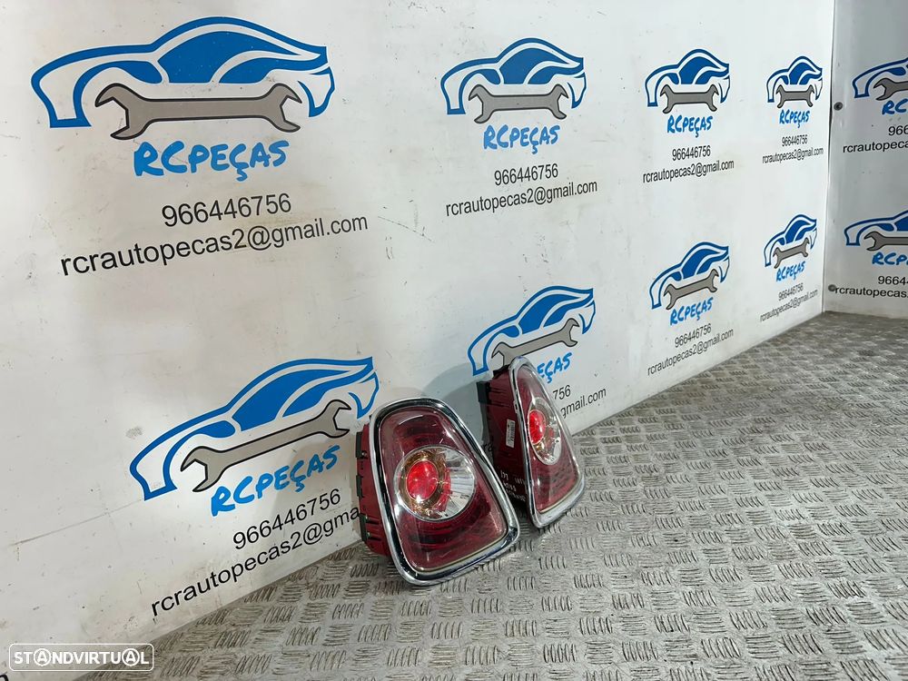 .Farolins Tras Traseiros Originais Led Esquerdo Direito Mini Cooper One R56 R57 Cabrio R58 Roadster R59 Coupe 2006 - 2012 - 2
