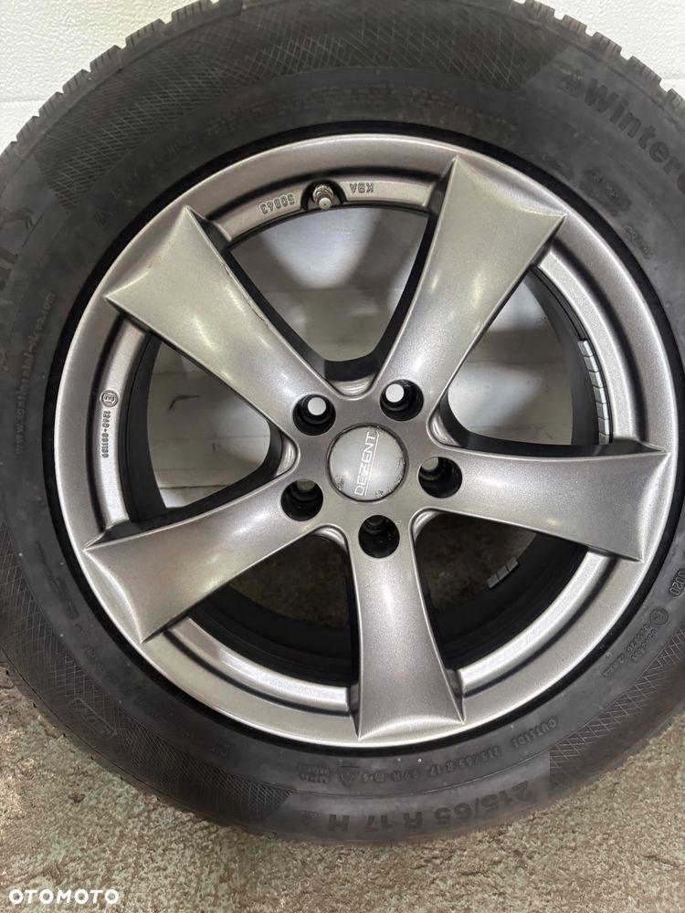 Alufelgi z Oponami Dezent 5x112 6.5Jx17 ET33 215/65/17 Continental - 5