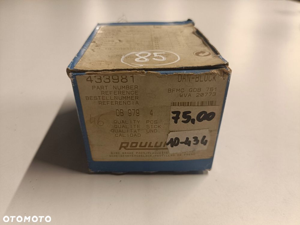 Renault 19 21 Peugeot 205 Citroen ZX PRZEDNIE KLOCKI HAMULCOWE przód 433981 - 2