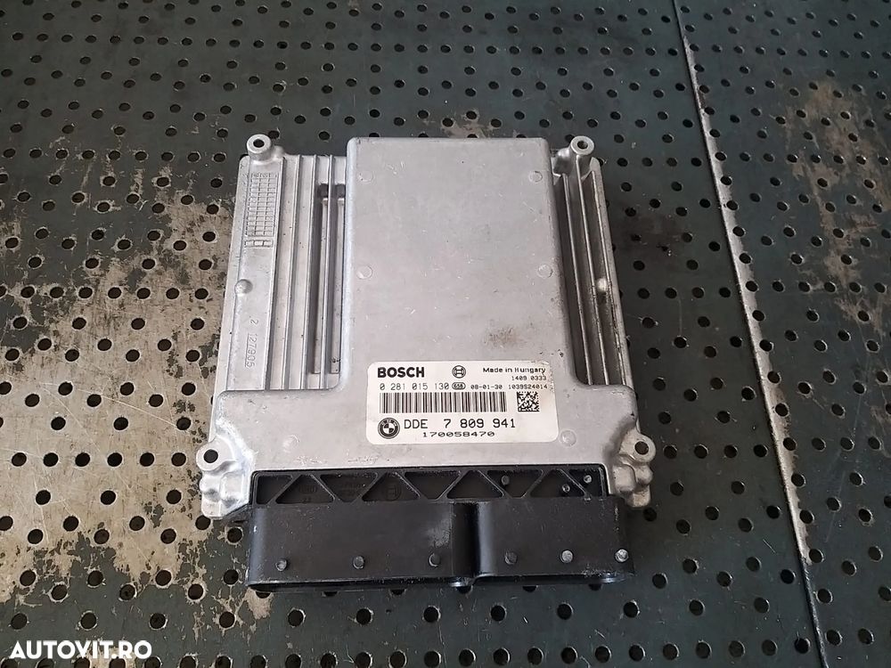 Ecu calculator motor 3.0 d bmw seria 5 e60 e61 0281015130 1039s24014 dde7809941 - 1