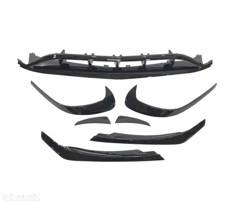 SPOILER LIP FRONTAL MERCEDES CLASE A W176 LOOK AMG A45 15-18 - 3