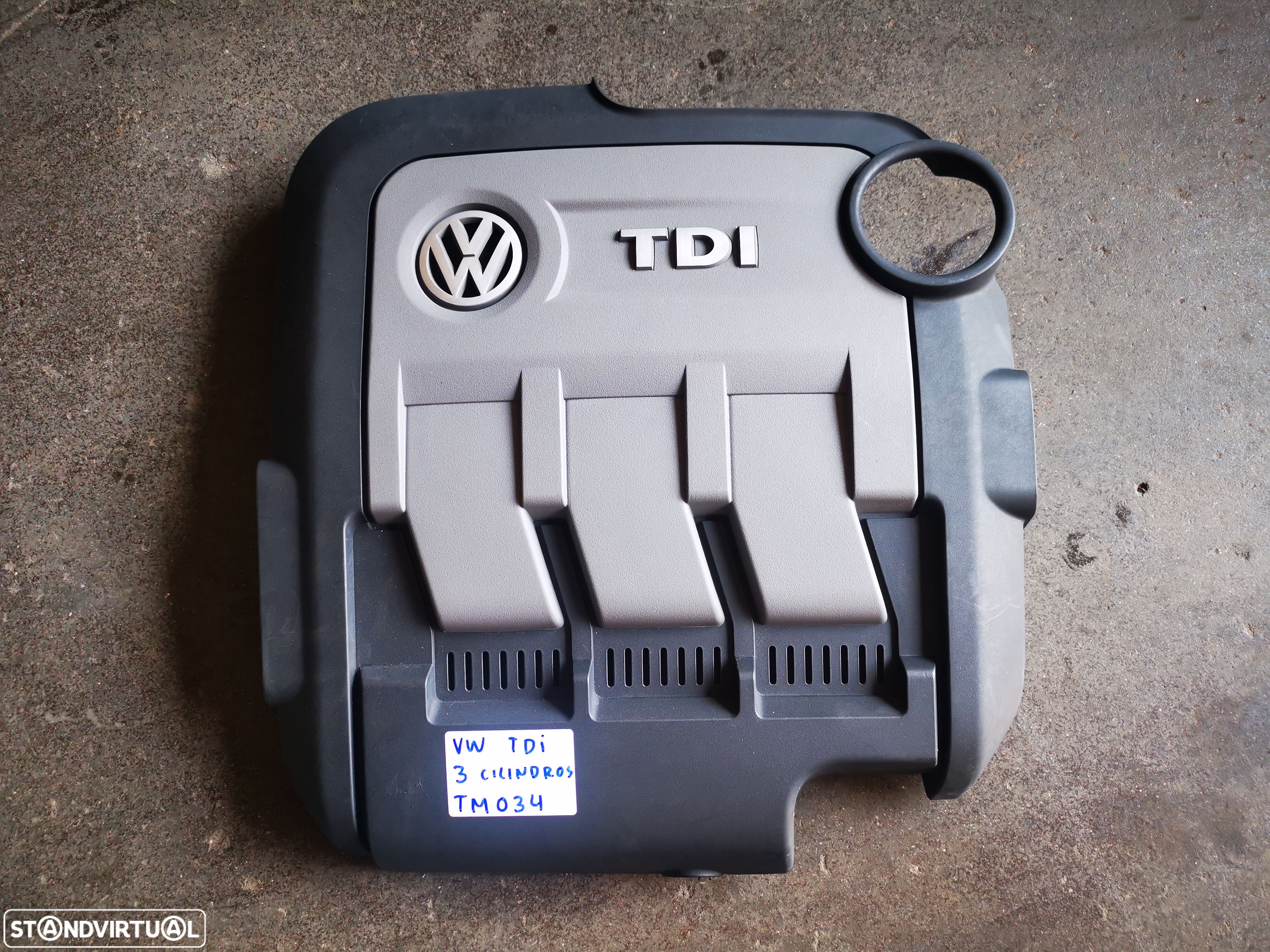 VW TDI TAMPA / COBERTURA DE MOTOR 3 CILINDROS - TM034 - 1