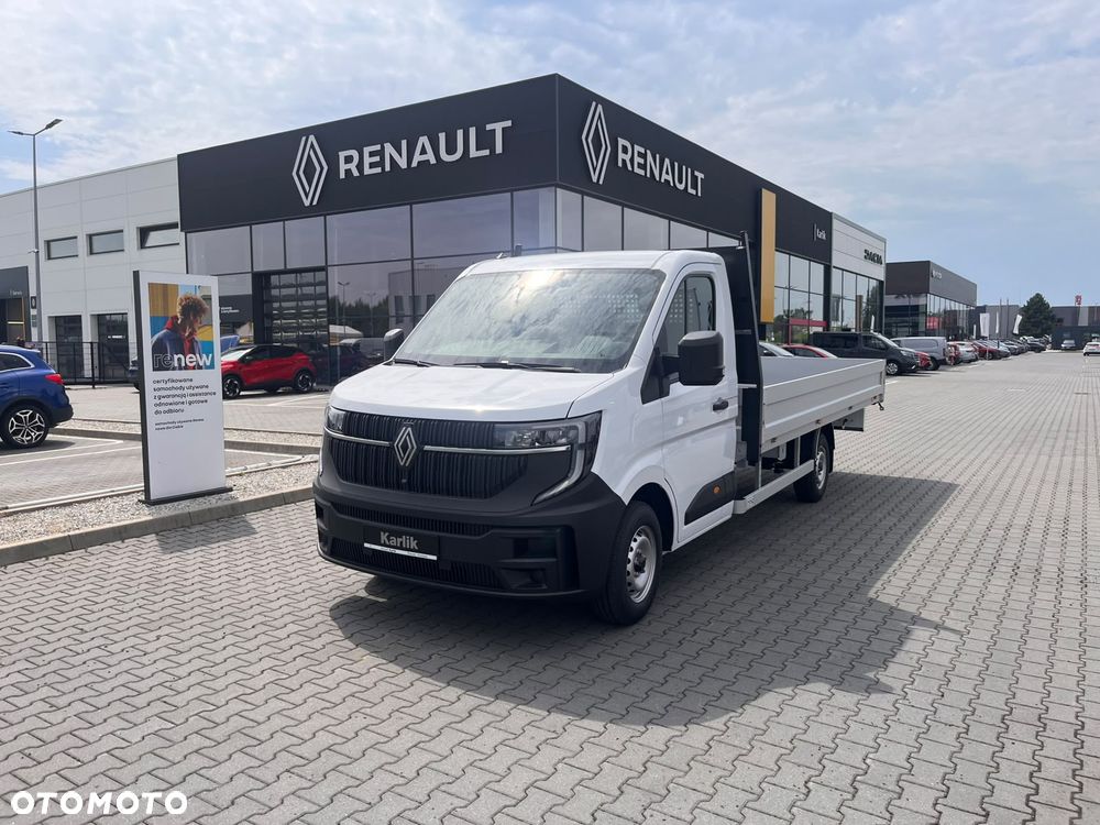 Renault Master skrzynia otwarta 4.85+ hak + poduszki