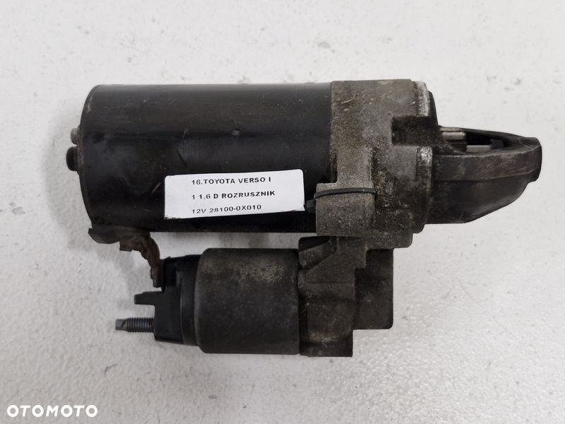 TOYOTA VERSO AVENSIS T27 LIFT T29 1.6 D ROZRUSZNIK 12V 28100-0X010 0001138064 - 1