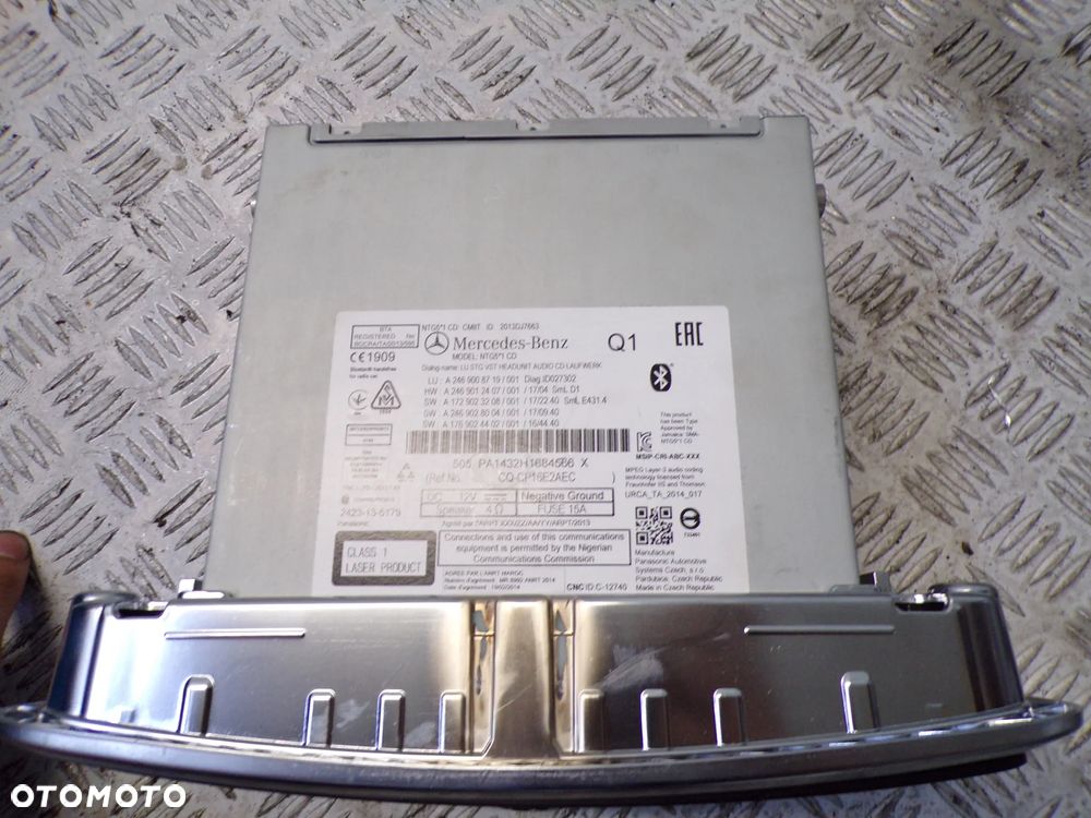 RADIO MERCEDES CLA A117 W246 A2469008719 - 4