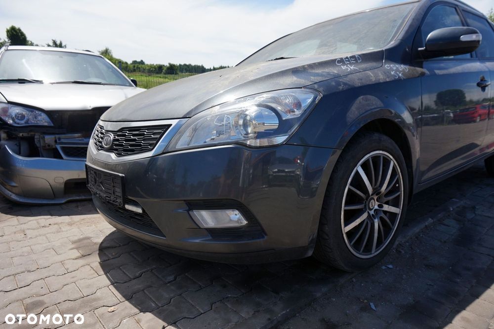 MASKA ZDERZAK BŁOTNIKI LAMPY CEED I LIFT 5K  KIA 2009-2012 CZARNY PRZÓD KOMPLETNY - 27