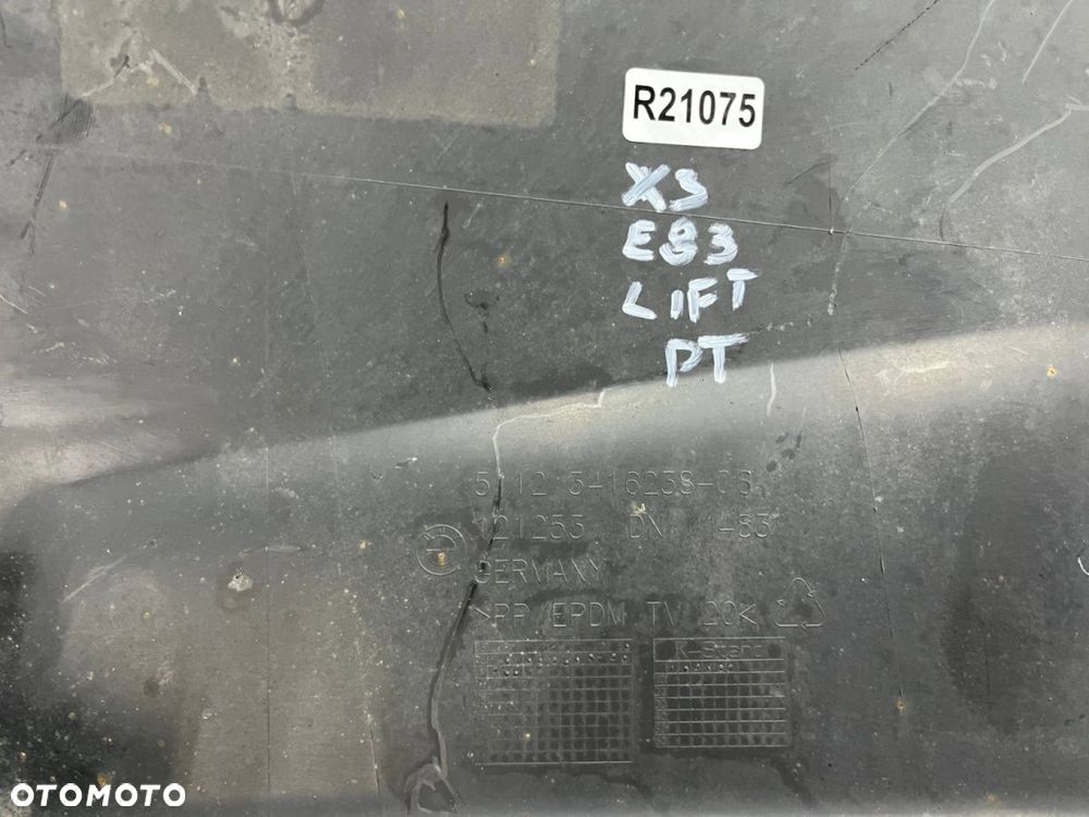 Zderzak tylny BMW X3 E83 LCI 06-10r. Lift narożnik prawy tył 3416238 - 11