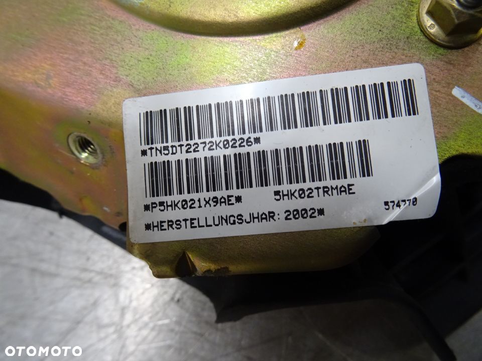 JEEP CHEROKEE KJ LIBERTY 01-05 3.7 PODUSZKA POWIETRZNA KIEROWCY AIRBAG - 4