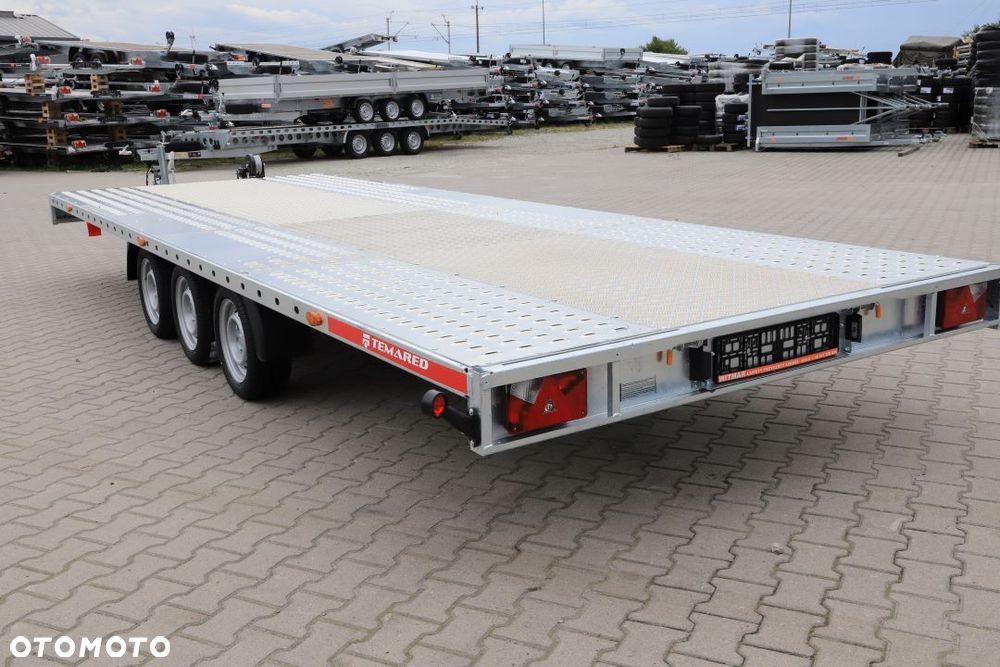TEMARED CAR DECK 6021/3 S 3,5T 604x215cm  Wypełnienie blachą aluminiową 3 osie DMC 3500kg Koła 195R13C - 5
