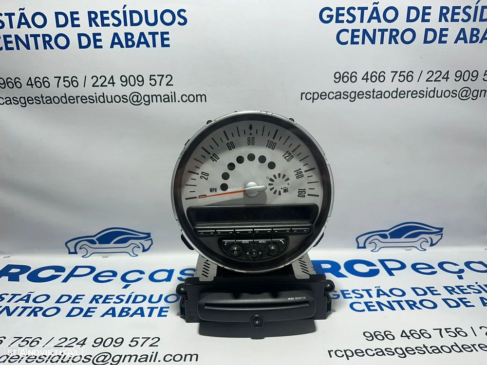 .Display Ecra Comando Radio MMI Multimedia Original Radio Boost CD BMW Mini Cooper One S D SD 3456871 2006 - 2013 - 3