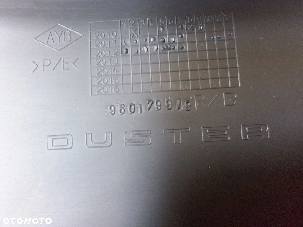DACIA DUSTER I 10-17 NOWA ORYG 960178918R LISTWA NAKŁADKA NA ZDERZAK PRZÓD LEWA WYSYŁKA 24H - 5