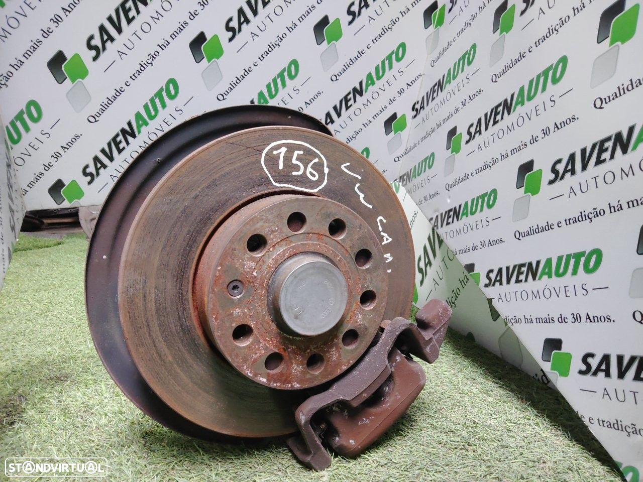 Eixo Traseiro Discos Volkswagen Caddy Iii Caixa (2Ka, 2Kh, 2Ca, 2Ch) - 2
