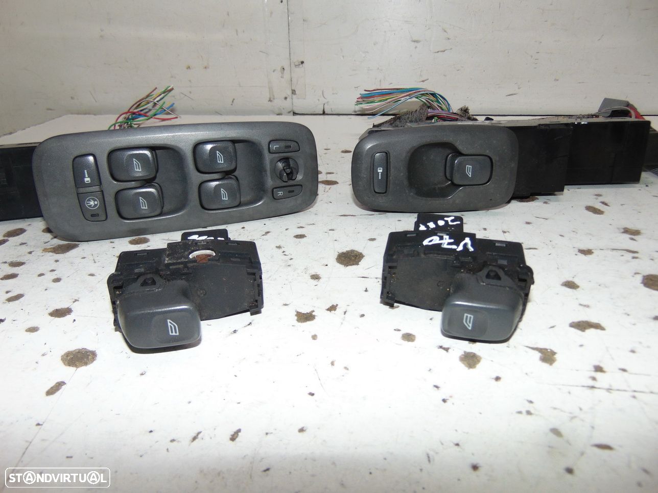 Volvo V70 botões dos vidros elétricos - 1