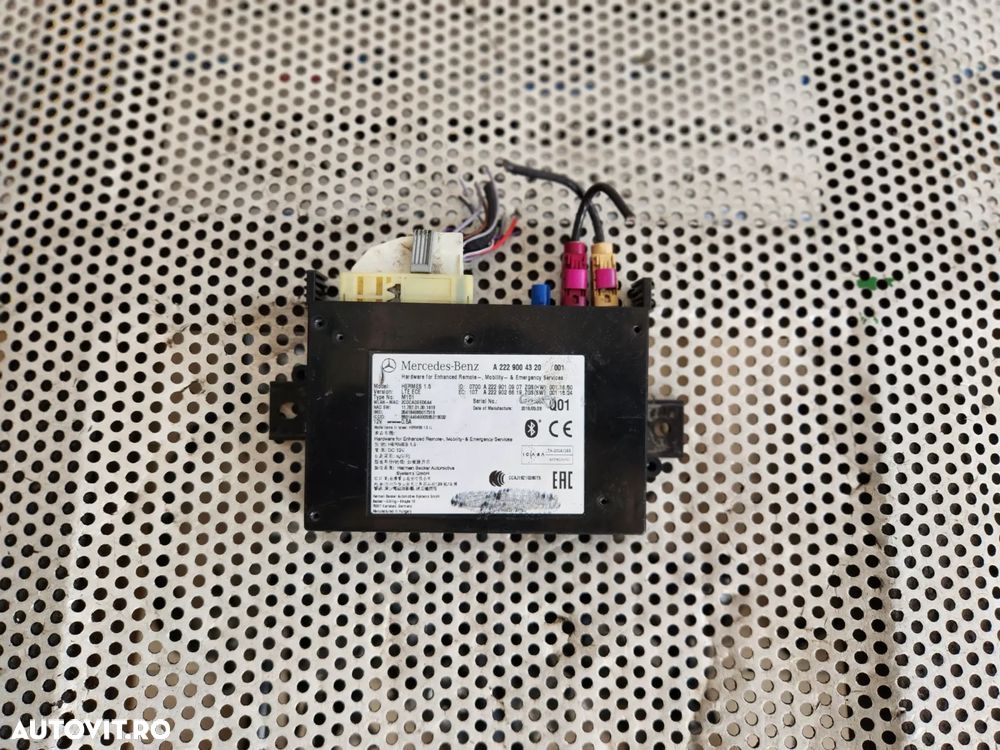 Modul Telematic Mercedes C Class E Class W205 W213 W238 GLC W253 X253 Cod A2229004320 Dezmembrez Mercedes GLC X253 W253 Volan Stanga Motor 654.920 - Dezmembrari Arad - 4