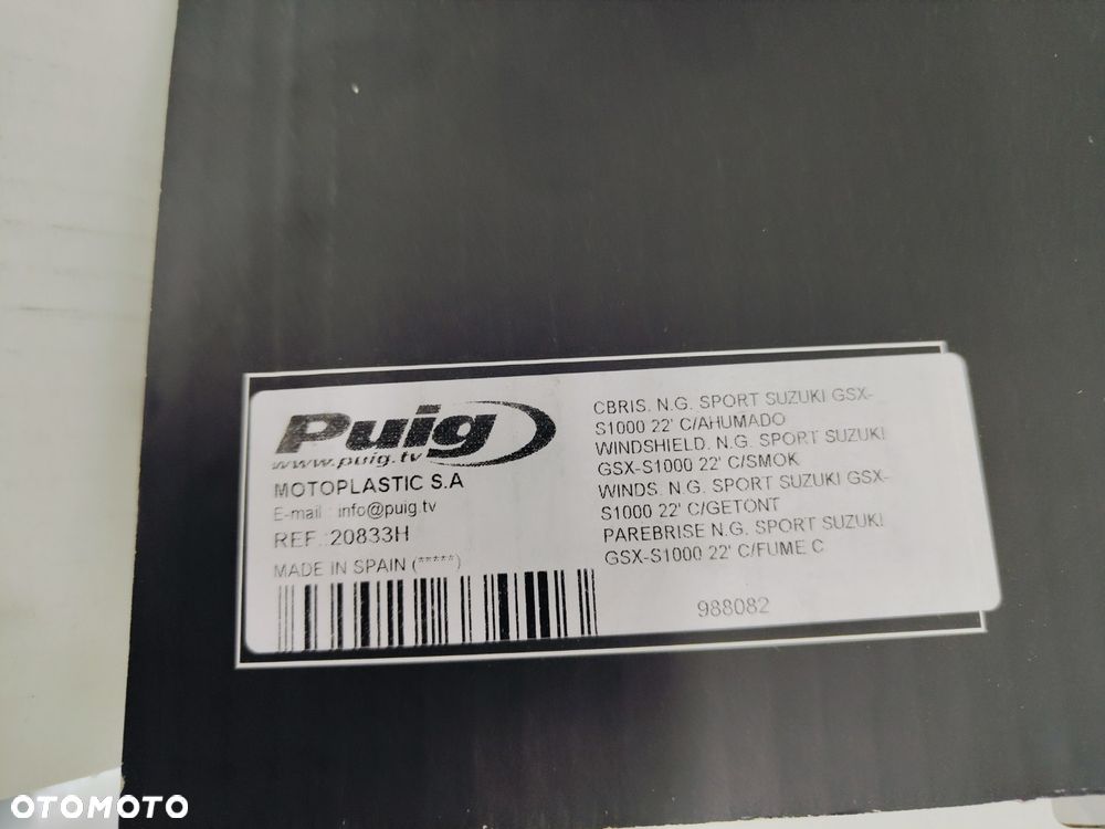 Szyba PUIG Suzuki gsx-s1000 22+ Nowy - 2