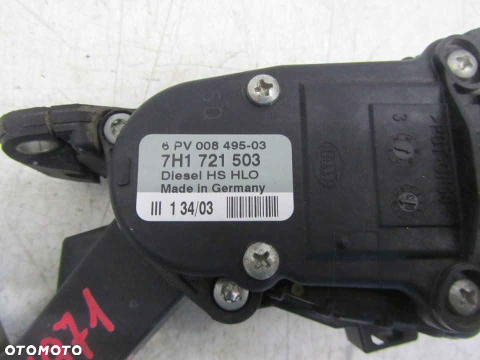 Vw T5 2.5TDI EU pedał-potencjometr gazu 7H1721503 - 2