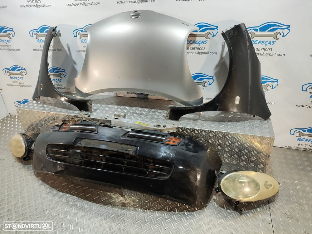 FRENTE COMPLETA NISSAN MICRA III 3 MK3 K12 CAPOT PARACHOQUES GUARDA-LAMAS OTICAS RADIADOR VENTILADOR - 2