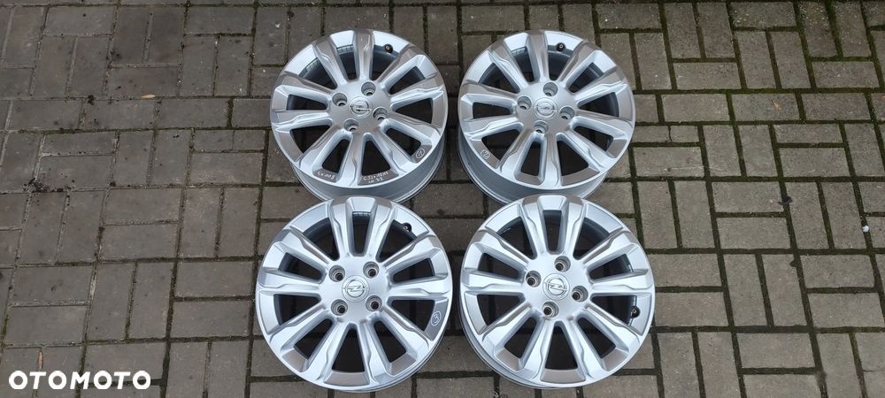 FELGI ALUMNIOWE 4x108 6.5Jx16 CALI ET32 9835097280 OPEL MOKKA CROSSLAND KOMPLET 4 SZTUKI - 1