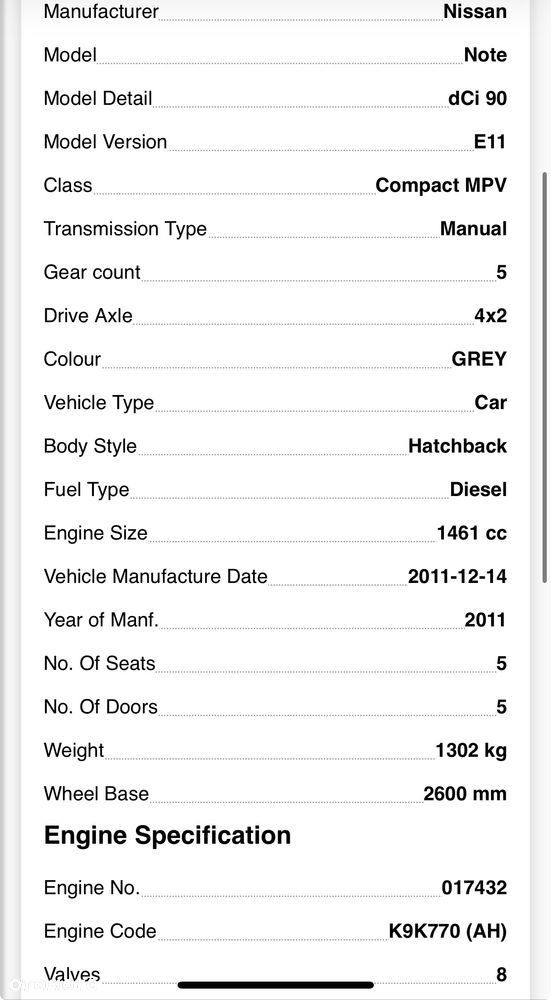SKRZYNIA BIEGÓW 5 BIEGOWA RENAULT MEGANE III 1.5DCI CED JR GF - 5