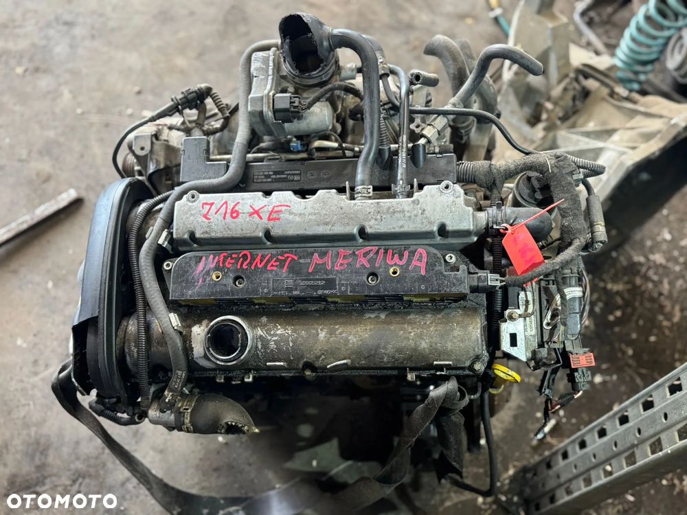 ASTRA G ZAFIRA A VECTRA B C MERIVA 1.6 16V 74kW 100KM SILNIK Z16XE - 1