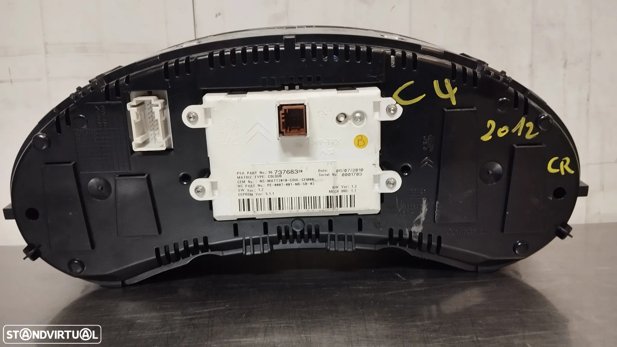 QUADRANTE CITROEN C4 II / DS4 REF. 9673768380 A2C53408154 96657326XT - 2