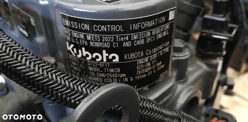 SILNIK KUBOTA D722-E4 19 kW 14500 zł netto - 8