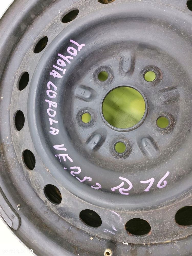 Felga stalowa Toyota Corolla Verso AURIS 6.5J 16 5X115 ET 41 - 3