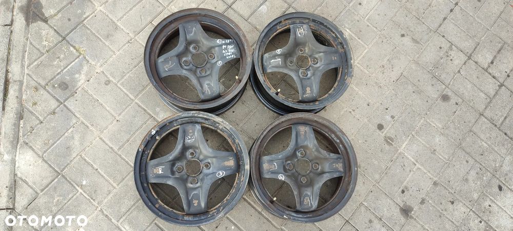FELGI 4x100 6Jx15 CALI ET50 OPEL CORSA KARL ADAM STRUKTURALNE KOMPLET - 1