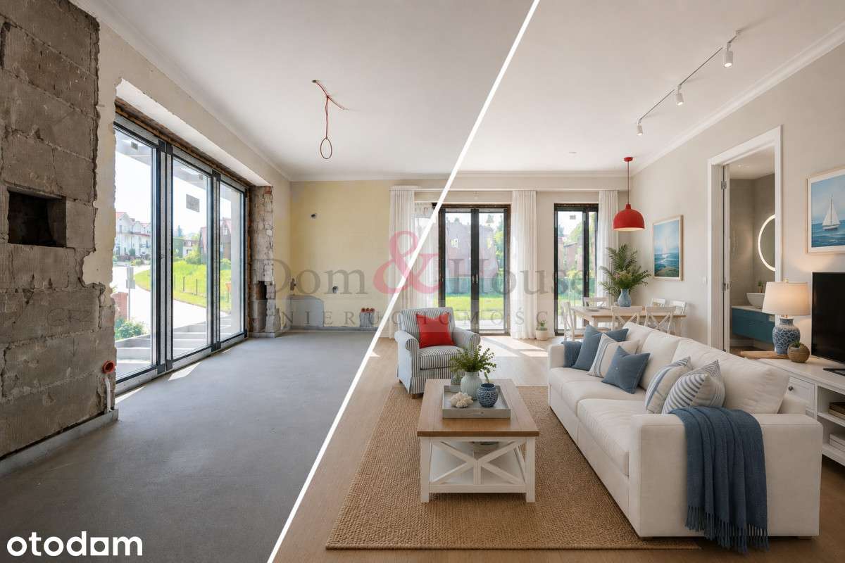 Kupujesz 48 m² zyskujesz 128 m2 plaża morze 5 min!