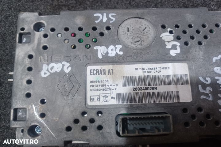 Display bord 280340026R 28121194 Display ecran afisaj bord navigatie - 3