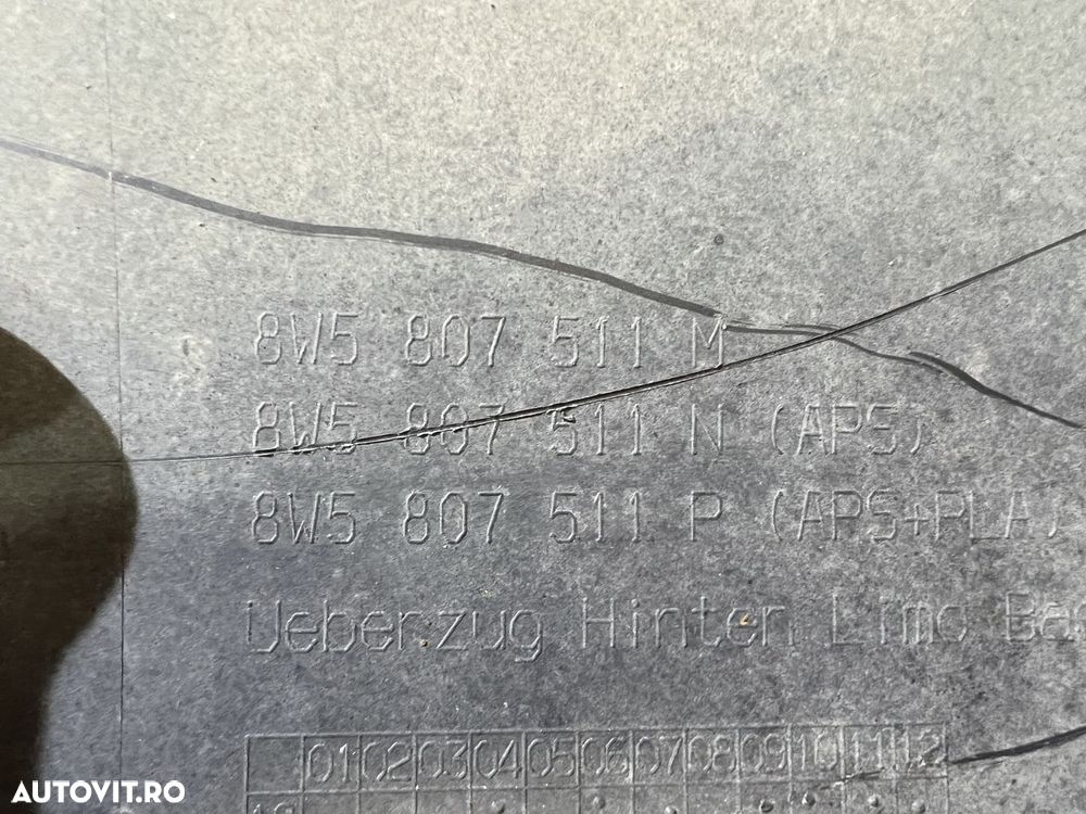 Bara spate Audi A4, B9 - facelift, berlina, 2020, 2021, 2022, 2023, cod origine OE 8W5807511P. - 12