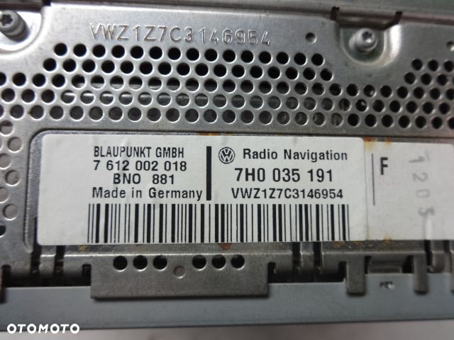 VW TOUAREG 7L 02-10r NAWIGACJA RADIO - 4