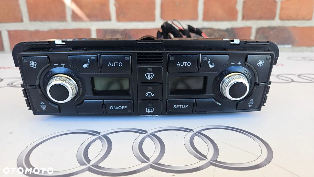 Audi A8 D3 LIFT 2005- Panel klimatyzacji Sterowanie nawiewem Panel klimy AC 4E0820043D - 2