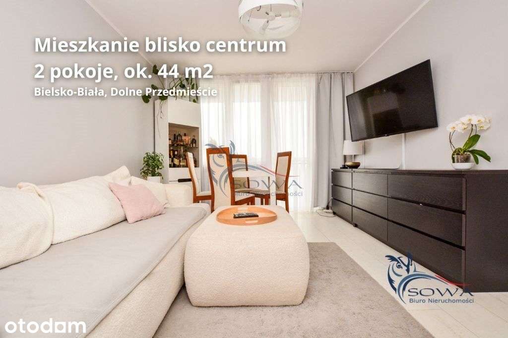 2 pokoje | Balkon | Centrum | 44 m2