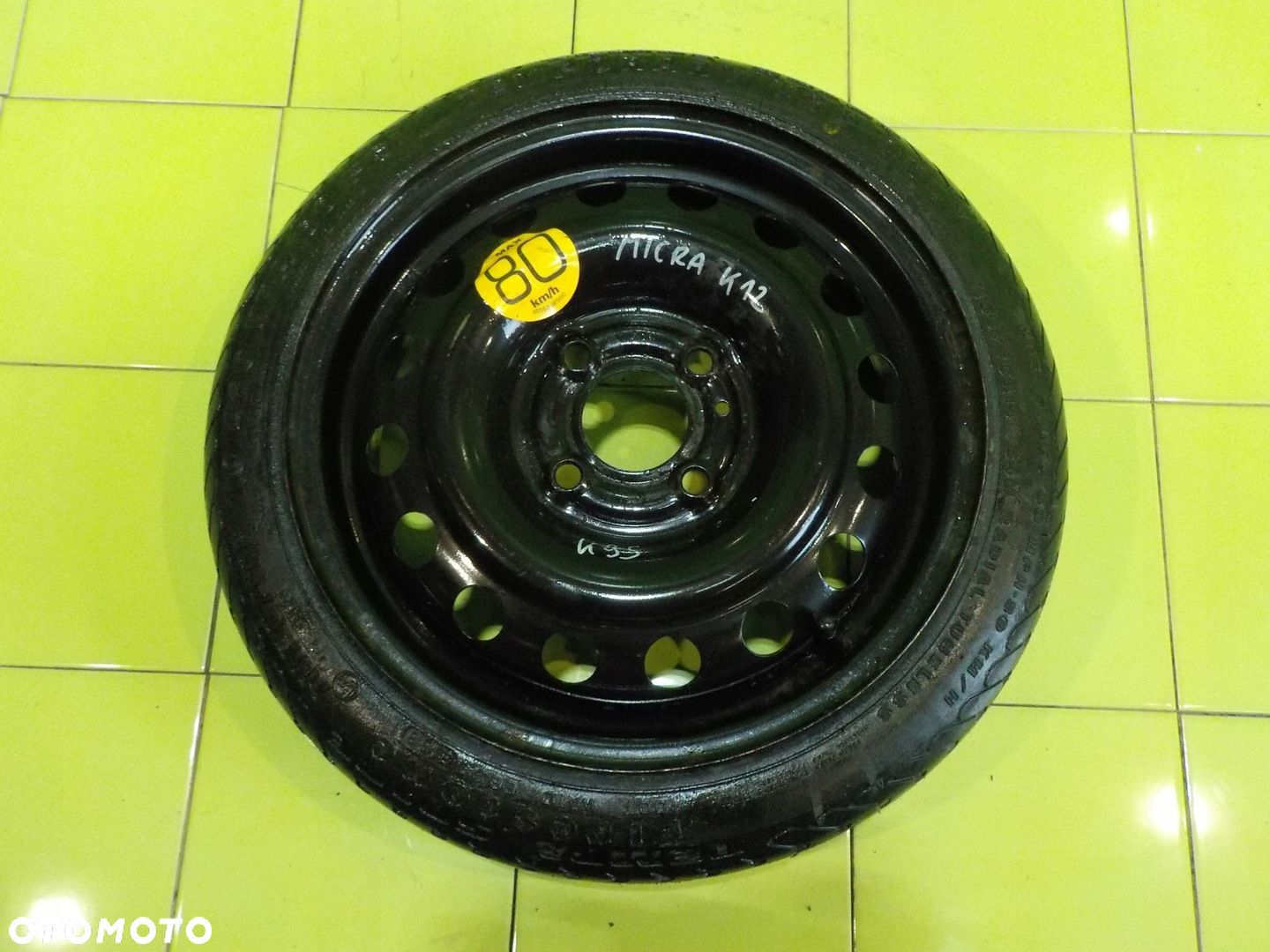 NISSAN MICRA K12 kolo dojazdowe 105/70/14 4x100 - 1
