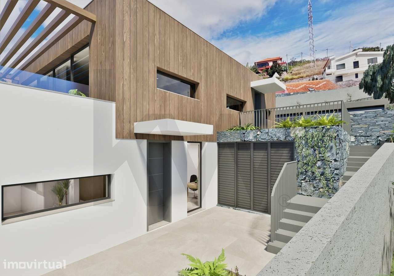 Moradia T2+1 com piscina em Agua de pena - Grande imagem: 3/25