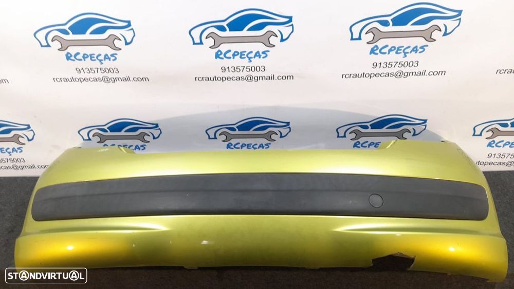 PARACHOQUES TRASEIRO TRÁS 9649690177 PEUGEOT 207 FASE II 2 WA WC PARA-CHOQUES PARA CHOQUES ORIGINAL - 3