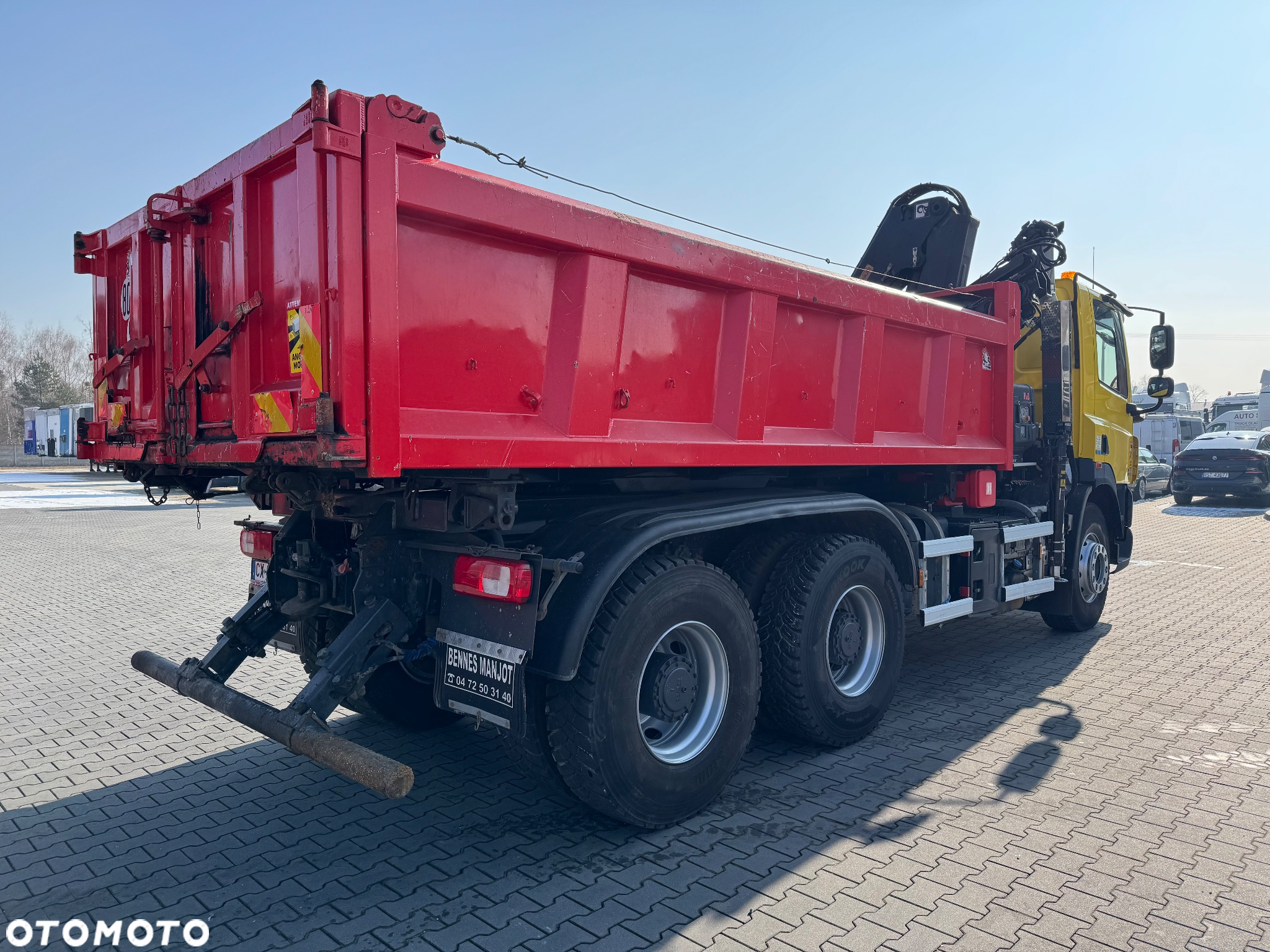 DAF CF 85.410 ATe 6x4 DŻWIG HDS HYDROBURTA OPONY-90% - 5