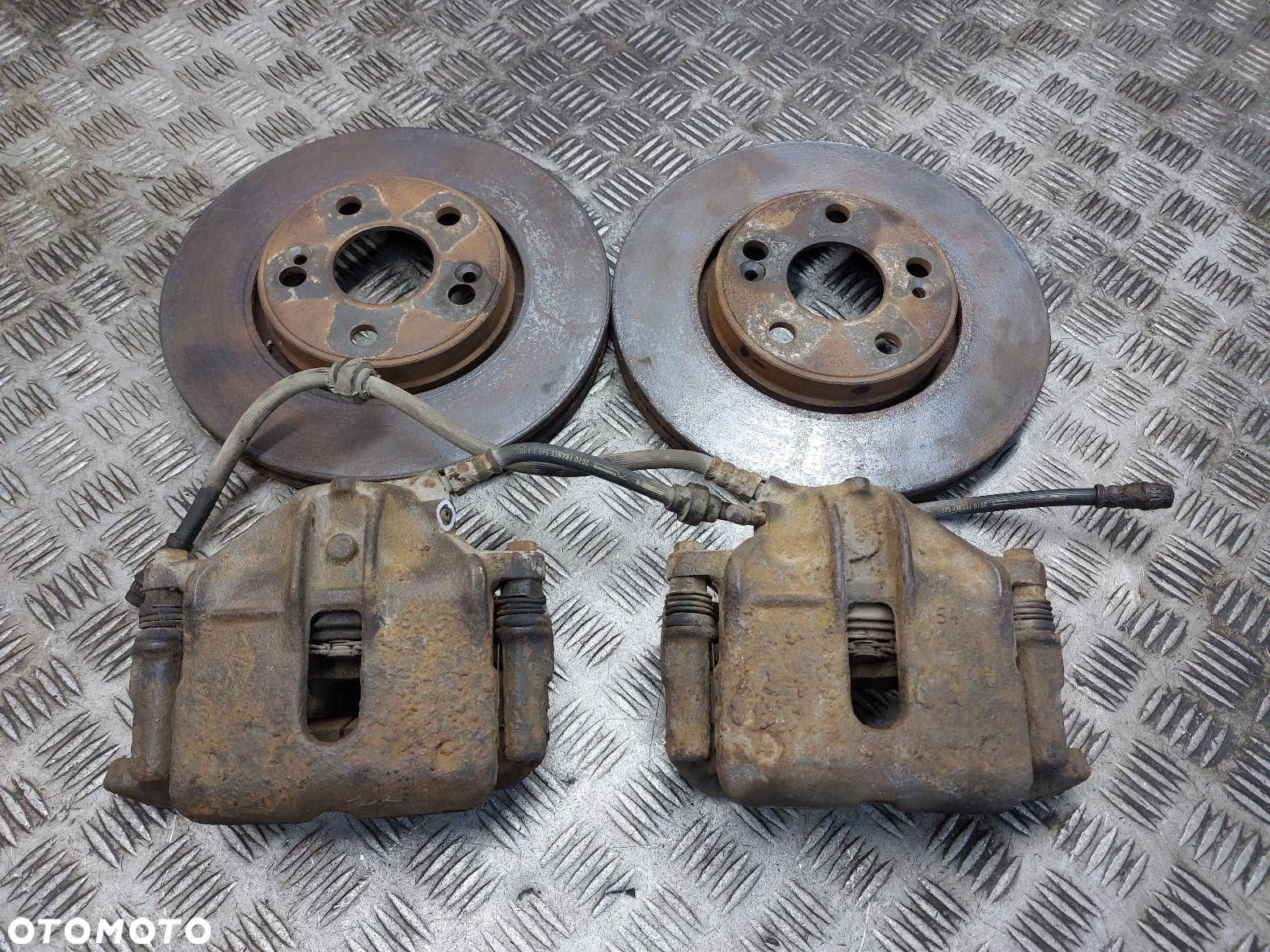 TARCZE HAMULCOWE PRZÓD + KLOCKI + ZACISKI RENAULT SCENIC I RX4 2.0 16V - 1