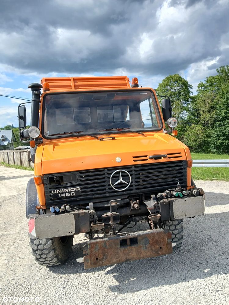 Mercedes-Benz Unimog 1450 4x4 Czołownica Ciagnik rolniczy - 10