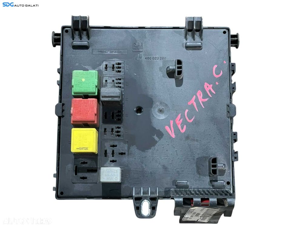 Unitate Modul Calculator Panou Tablou Sigurante Relee Opel Vectra C 2002 - 2008 Cod 13112913 519048029 [LR0406] - 1
