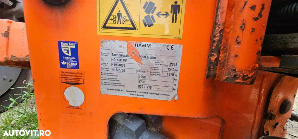 Cilindru compactor Hamm HD 14 VV, HD14 V V - 8