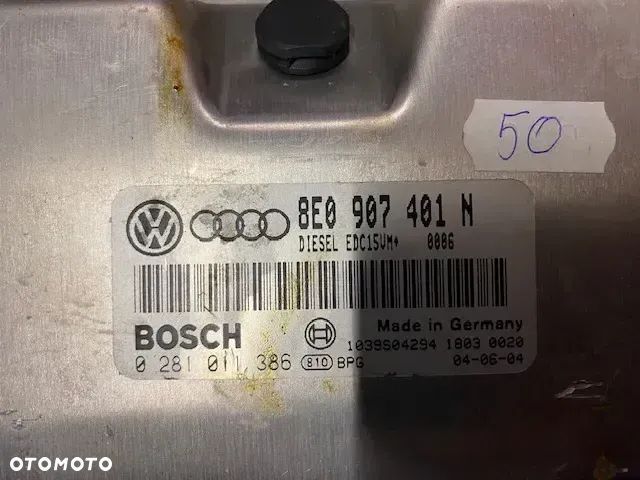 STEROWNIK KOMPUTER SILNIKA VOLKSWAGEN PASSAT B5 AUDI A4 B6 2.5 8E0907401N - 2