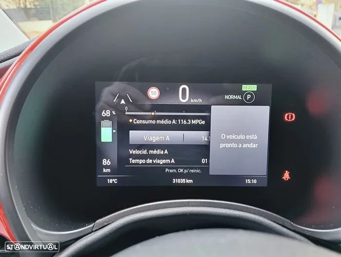 Fiat 500e 23,8kWh Red - 17