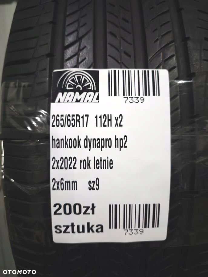 265/65r17 hankook opony letnie 2022r 7339 - 8