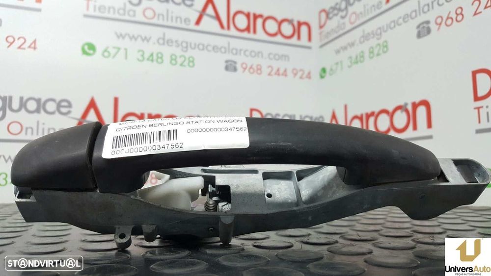 PUXADOR EXTERIOR FRENTE DIREITO CITROEN BERLINGO STATION WAGON X - 1