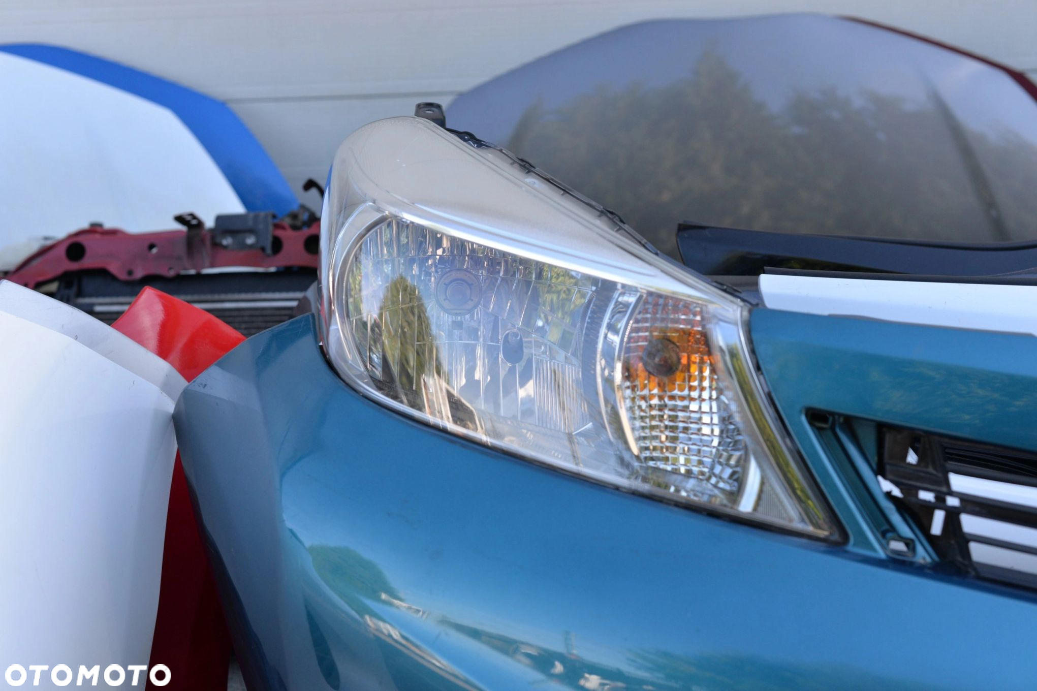 MASKA ZDERZAK GRILL BŁOTNIK LAMPA H7 XENON PAS BELKA TOYOTA YARIS 3 III - 10