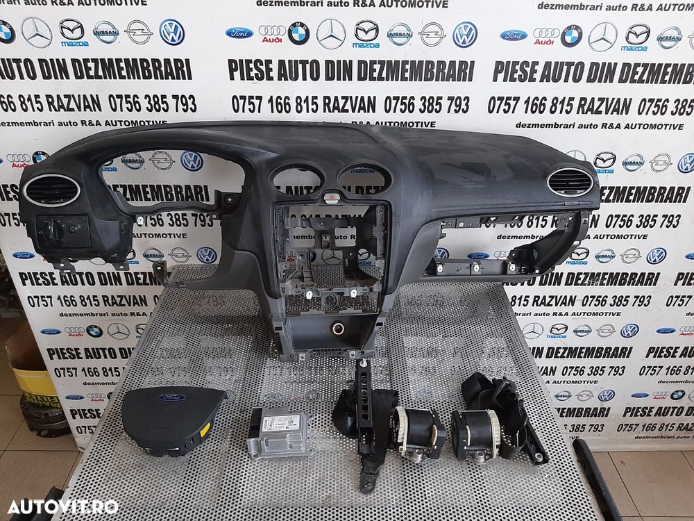 Plansa Bord Kit Airbag Complet Ford Focus 2 Facelift An 2008-2009-2010-2011 Dezmembrez Ford Focus 2 - 3